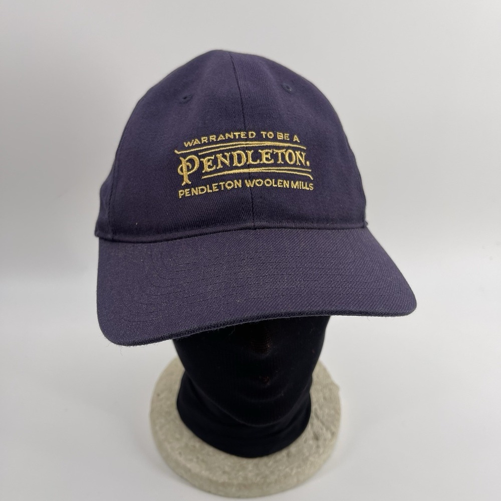 Pendleton Woolen Mills Cap Navy Blue Flexfit 7 1/8 Embroidered